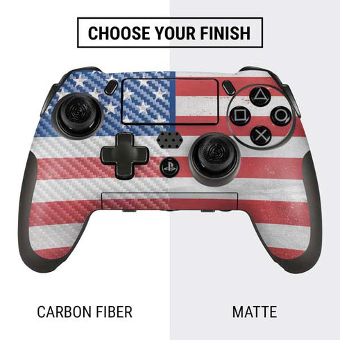American Flag Distressed PlayStation Scuf Vantage 2 Controller Skin
